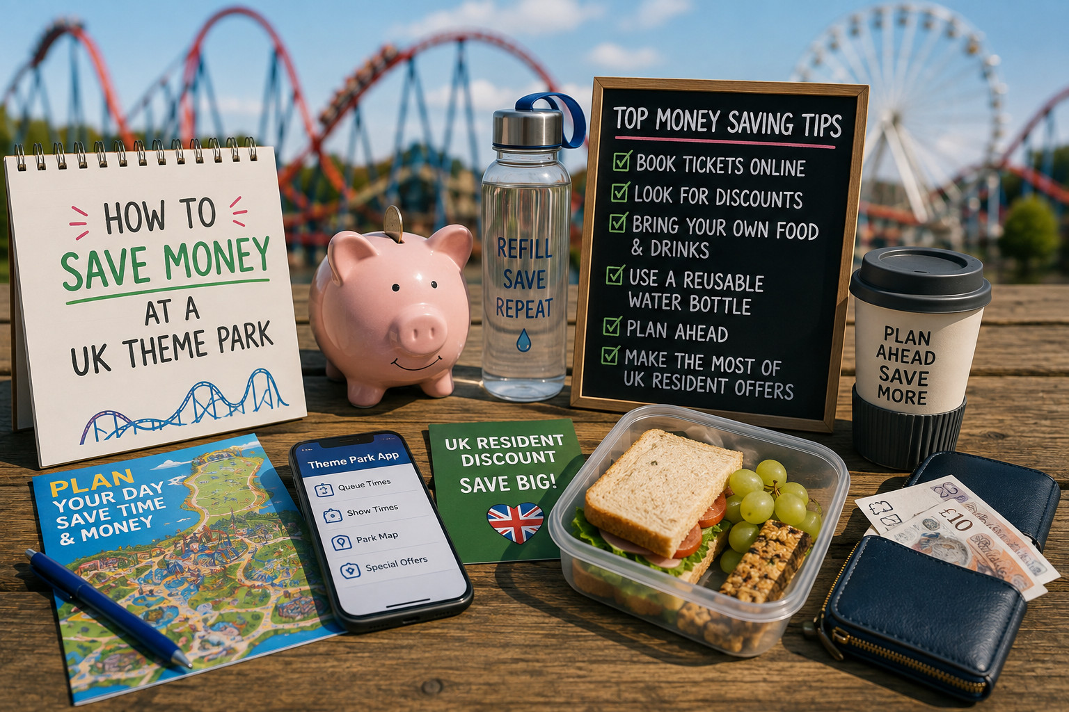 How to save money at UK theme parks
